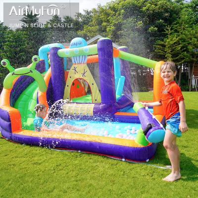 China Multifunctional Factory Sale Wholesale Price Inflatable Children's White Castle Jumping Trampoline for sale