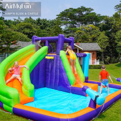 China Multi-functional cheap pool slide commercial water sale kids bounce playhouse jumping bouncy castle for sale