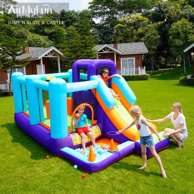 China 420D+840D PVC Fabric Airmyfun Inflatable Toys Bouncing Inflatable Castle Inflatable Bounce House For Party for sale