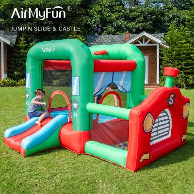 China Airmyfun Hot Selling Indoor Basketball Ball Pool Game Party Toy Bouncing Castle Kids Moon Family Bounce Inflatable House for sale