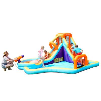 China Multifunctional Bouncy Castle With Slide For Outdoor Kids Used White Frozen Pastel Bounce House for sale