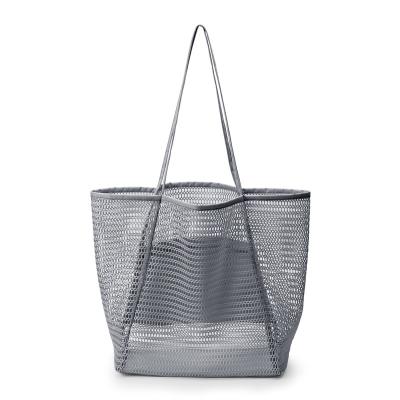 China Lightweight Mesh Beach Tote Womens Shoulder Handbag for sale