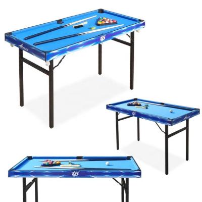 China 48 Inch Rubber Pool Game Table 4ft Indoor Folding Billiard Table No Need Assembly Available Rise To Be Mutli-function Table TP-4808 for sale