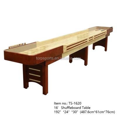 China 16' DeluxeWoodbridge playfield shuffleboard table TS-1620 as per customers' requirements for sale