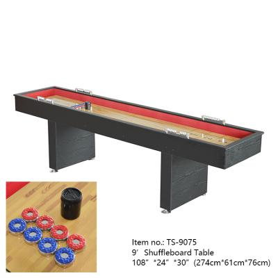 China 9' Recreational shuffleboard table 9ft shuffleboard table shuffleboard and wax TS-9075 as per customers' requirements for sale