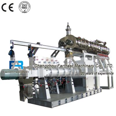 China Used Dog Fish Farm Carp Fish Feed Floating Extruder For Sale for sale