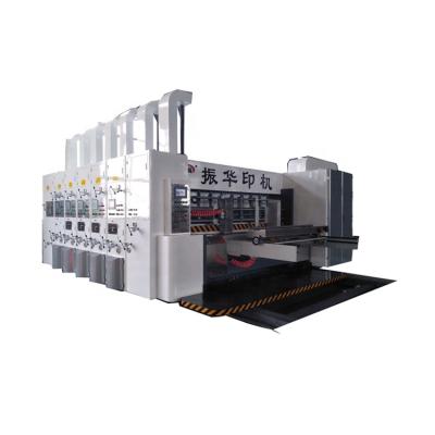 China ZH-SYKM4215-2400 High Speed ​​CLOTHING Cardboard Box Printing Slotting Die Cutting Machine for sale