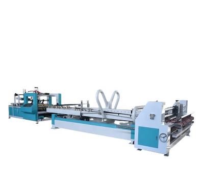 China ZH-QZD Full Automatic Food Carton Box Paper Box Folder High-speed Gluer Machine For Corrugated Box Machine for sale