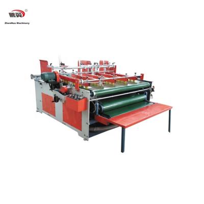 China ZHW Type 1500 Small Semi Automatic CLOTHING Hot Cardboard Gluing Machine for sale