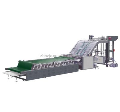 China ZH-CGJ Automatic Food Separator Assembler Machine/Carton Corrugated Box Making Machine for sale