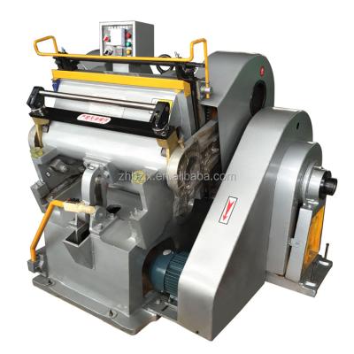 China Building Material Shops ZHML1100 Large Production Fast Delivery Manual Creasing And Die Cutting Machine for sale