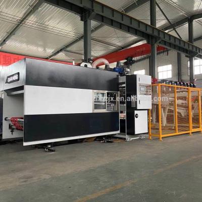 China ZH-SYKM Best Food Printer Slotter Die Cutter High Speed ​​Flexo Line Folder Gluer For Corrugated Box Machine for sale