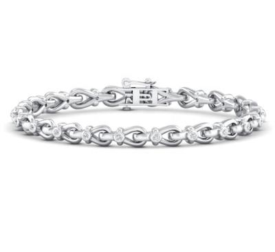 China FASHIONABLE Hot Sale Women Fashion Stylish Tennis Bracelet, 925 Sterling Silver 14k /18k Gold Plated Jewelry for sale