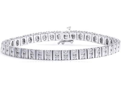 China TRENDY Hot Sale Fashion Tennis Bracelet, 925 Sterling Silver 14k /18k Gold Plated Jewelry for sale