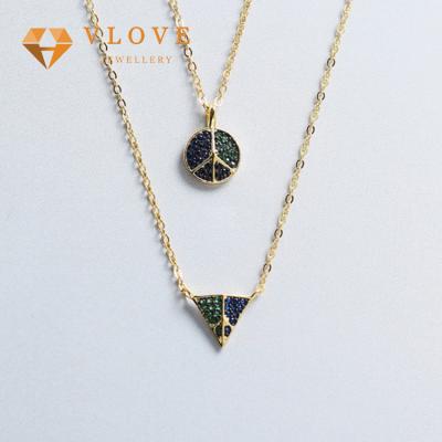 China Fashion New Designs CLASSIC Custom Jewelry Women Silver Pendant Necklace for sale