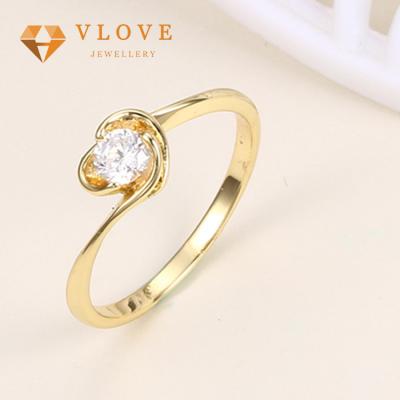 China Wholesale Cute Jewelry Custom Design Wedding 10k Topaz Gold Ring For Women for sale