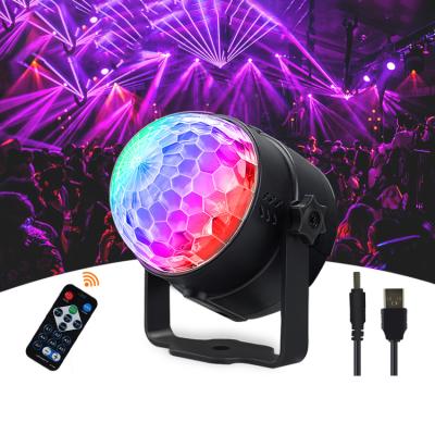 China Crystal Lamp Disco RGB Online Magic Ball Party Bar Garden Sale Colorful Mini Laser Led Stage Lighting for sale