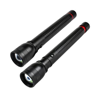 China Factory wholesale 28650 Length 38CM Camping Torch Security Self-defense Baseball Bat LED Rechargeable Heavy Duty Led Flashlight for sale