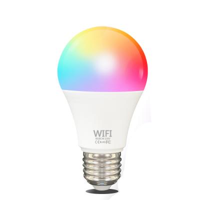 China Wholesale OEM ODM E27 Wifi Residential Bulb 7W 9W 15W WiFi Colored Smart LED Bulb Lights RGB Lamp For Residence KTV for sale