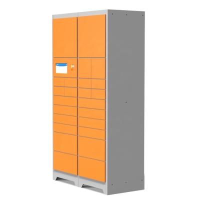 China Electronic Supermarket Storage Cabinet Residential Outdoor Smart Parcel Locker Self Pick-up Storage Locker 21 for sale