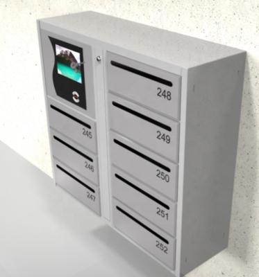 China Wall mounted electronic mailbox for multyfamily homes, high quality for sale