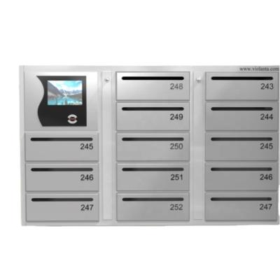 China Wall mounted smart electronic mailbox for multyfamily homes for sale