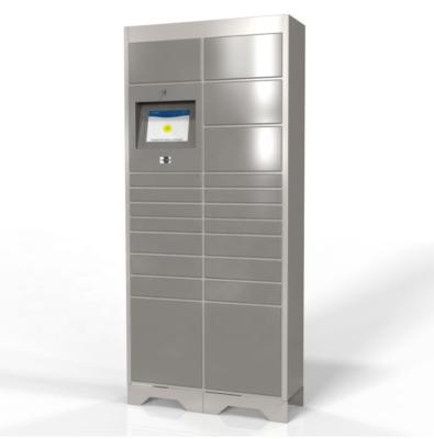 China Cold Rolled Steel Intelligent Automated Parcel Locker With Touch Screen for sale