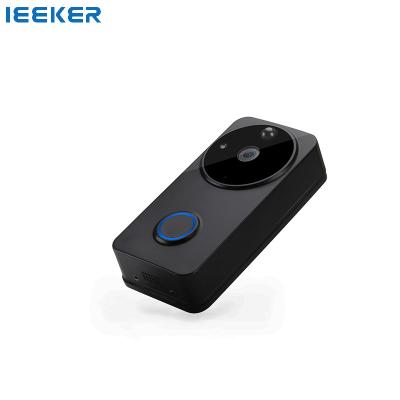 China Manufacturer Ieeker Shenzhen smart life wifi doorbell two way video audio video wireless intercom wireless wifi for sale