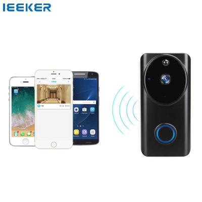 China Two-way Audio Ieeker 2020 amazon hot sell tuya doorbell 160 doorbell security visual video intercom wireless wifi smart life for sale