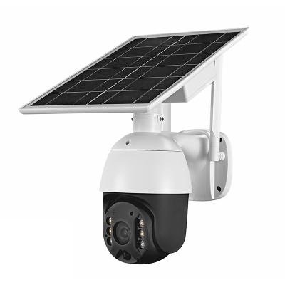 China Human Motion Tracking Ieeker 2022 Solar Panel PTZ 4G HD Camera 1080P Full Daytime Video IP 360 Degree Cam Security Wireless Battery Outdoor Waterproof for sale