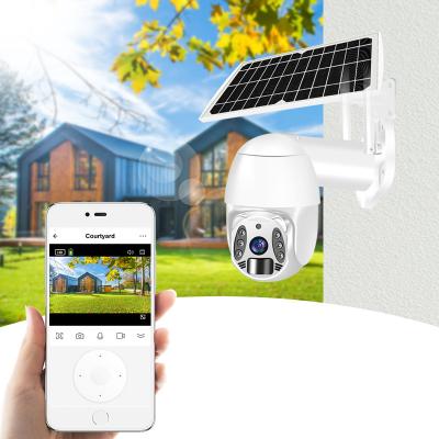 China NIGHT VISION Ieeker ptz solar power cctv 4g wifi video security outdoor flood light wifi wireless camera for sale