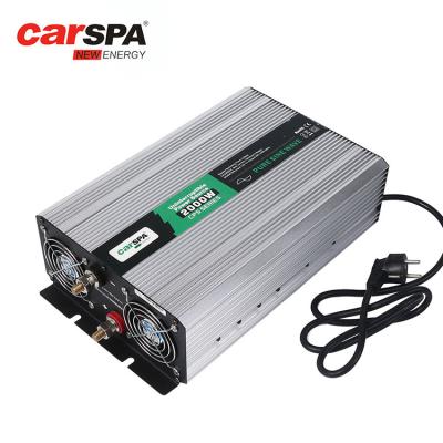 China DC a la entrada pura del inversor de corriente 15A DC 12V 24V de la onda sinusoidal de la CA 2000w en venta