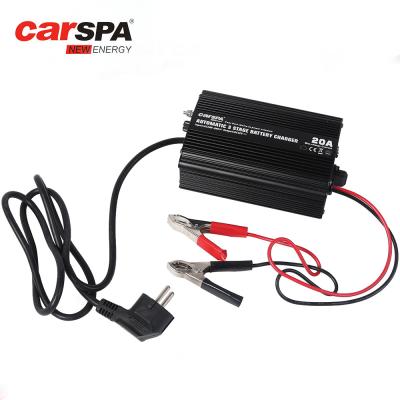 Chine Protections électriques du chargeur 12V 20A de batterie de voiture d'étape du secours 3 à vendre