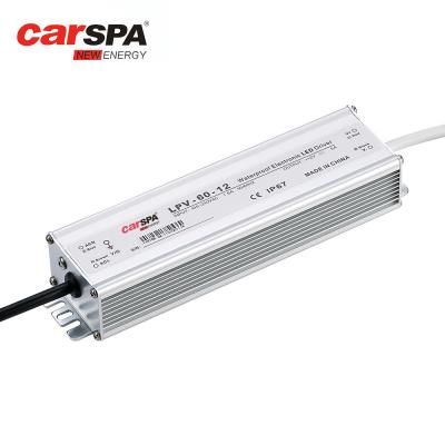 China fuente de alimentación de la transferencia 60W, CA a la fuente de alimentación de la prenda impermeable 12v de DC en venta