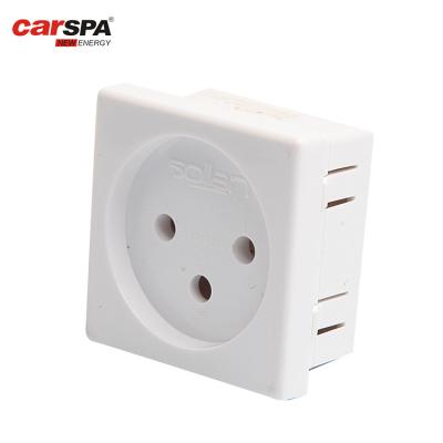 China Durable Israel Power Inverter Socket 220vac White 100MΩ Insulation Resistance for sale