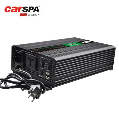 China 5A 2000W Pure Sine Wave Power Inverter 12V To Ac 220V Remote Control for sale