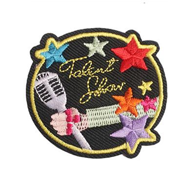 China Other New Stylish Apparel Jeans Patch Fabric High Quality Letter Embroidery Patch Durable for sale