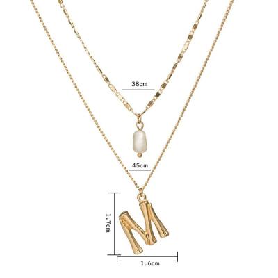 China CLASSIC Fashion Simple Pendant Necklace Jewelry For Women 18k Gold Plated Pendant for sale