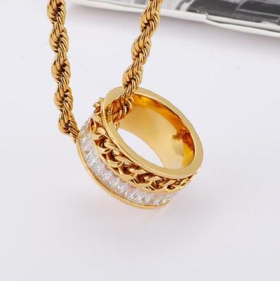 China CLASSIC Women Fashion Jewelry 2022 Custom Design Gold Plated Rings Personality Fine Stainless for sale