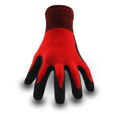 China General Purpose Nylon Yarn Made Nitrile Dipped General Purpose Work Gloves for sale