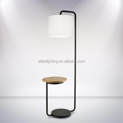 China Modern New Arrive Unique Design Corner Sofa Beside Floor Lamp With Wooden Table With 1 Tamper Resistant Socket 1 Standard for sale