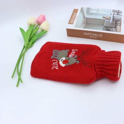 China No Leakage Lightweight Rubber Hot Water Bag Plush Animals Cover for sale