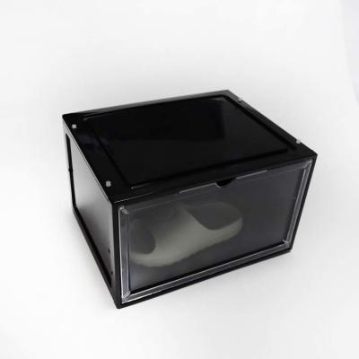 China Transparent Durable Waterproof Shoe Storage Box OEM Moistureproof Weight 860g for sale