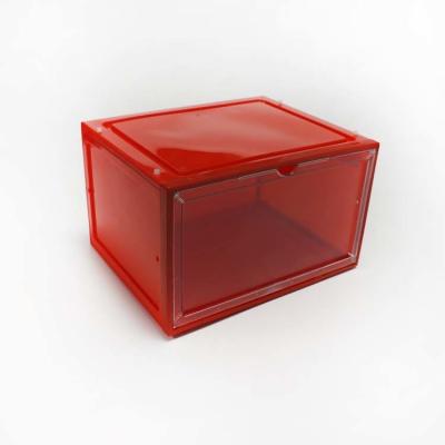 China Breathable Thickened Drop Front Storage Box For Shoe Detachable Ventilated for sale