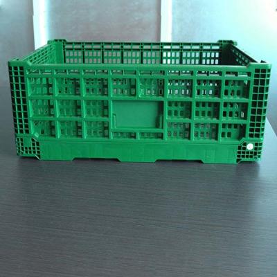 China Het Type van pp Materiaal Gelucht Plastic Opvouwbaar Gebruik 600x400x180Mm van het Kratfruit Te koop