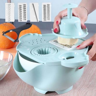 China Knoflookfruit Chopper Multifunctional Vegetable Cutter Manual Te koop