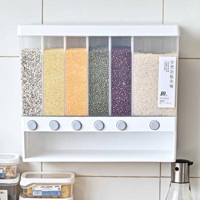 China Sealed Cereal Grain Food Airtight Storage Containers Wall Mounted for sale