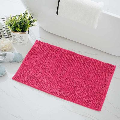 China Microfiber Polyester Washable Non Slip Bathroom Mat Water Absorbent for sale