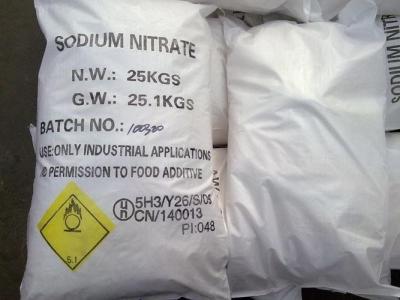 China White Fine Crystal  Soda Niter / Nitric Acid / Sodium Saltpeter NANO3 en venta