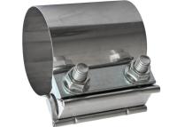 China Breites Band 64mm 2,5 Zoll-Edelstahl-Auspuff-Klammern zu verkaufen
